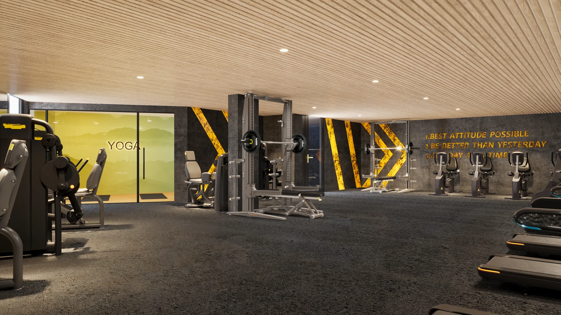 Seven Park Residences - Wellness Sanctuary with Fitness Center and Spa Amenities